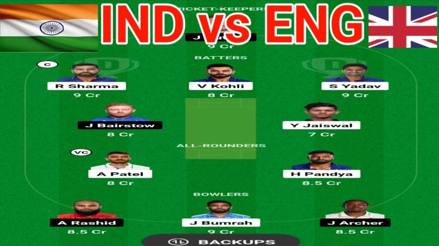 IND vs ENG Dream 11 Prediction